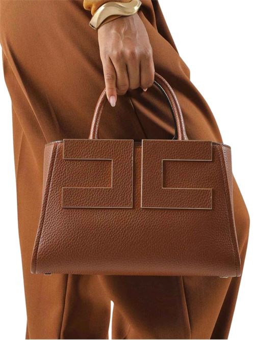 Borsa tote grande con logo Elisabetta Franchi | BS06A66E2FK3